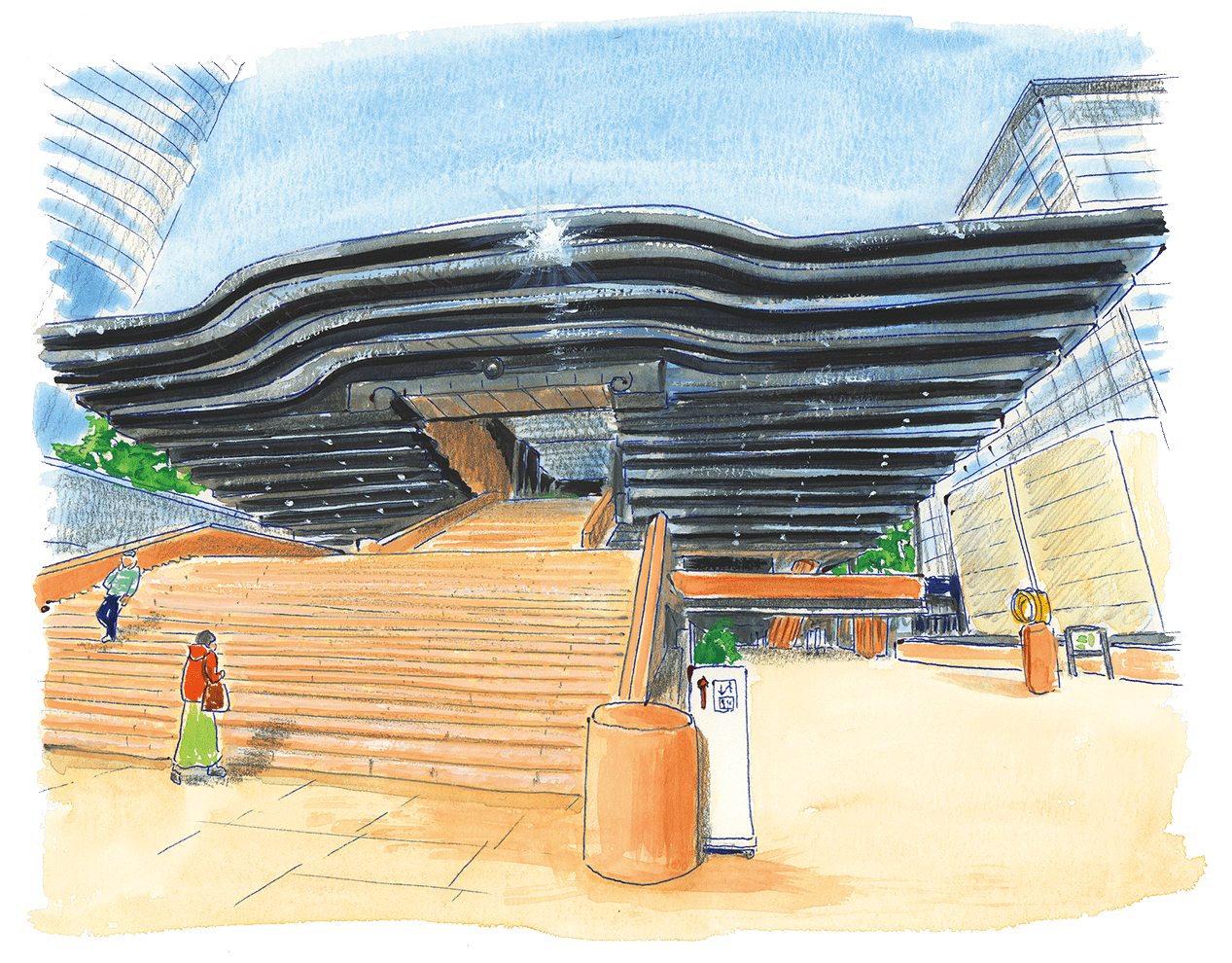 一度見たら忘れられない存在感「霊友会釈迦殿」