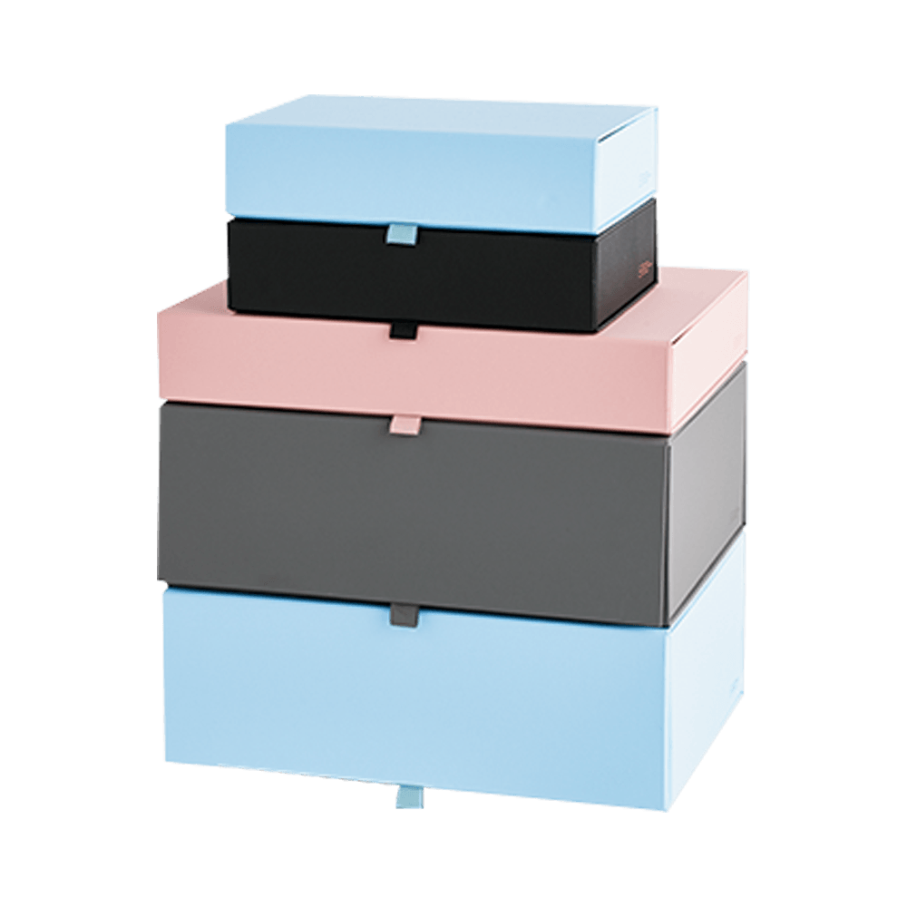 洋服みたいにコーディネート! 鮮やかな配色ボックス&ケース - Slide:3