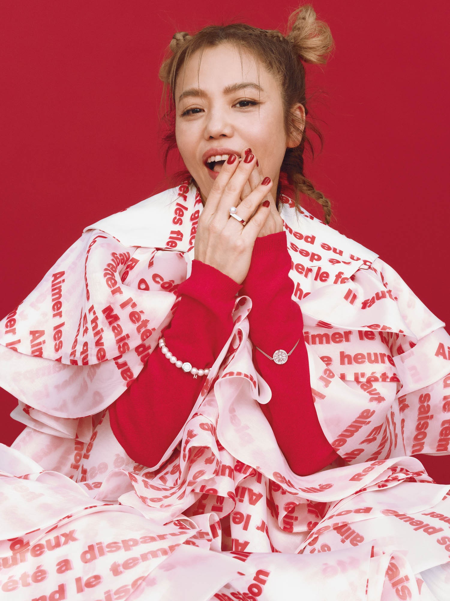 Chara ×〈ミキモト〉幸運を射止めるお守りジュエリー