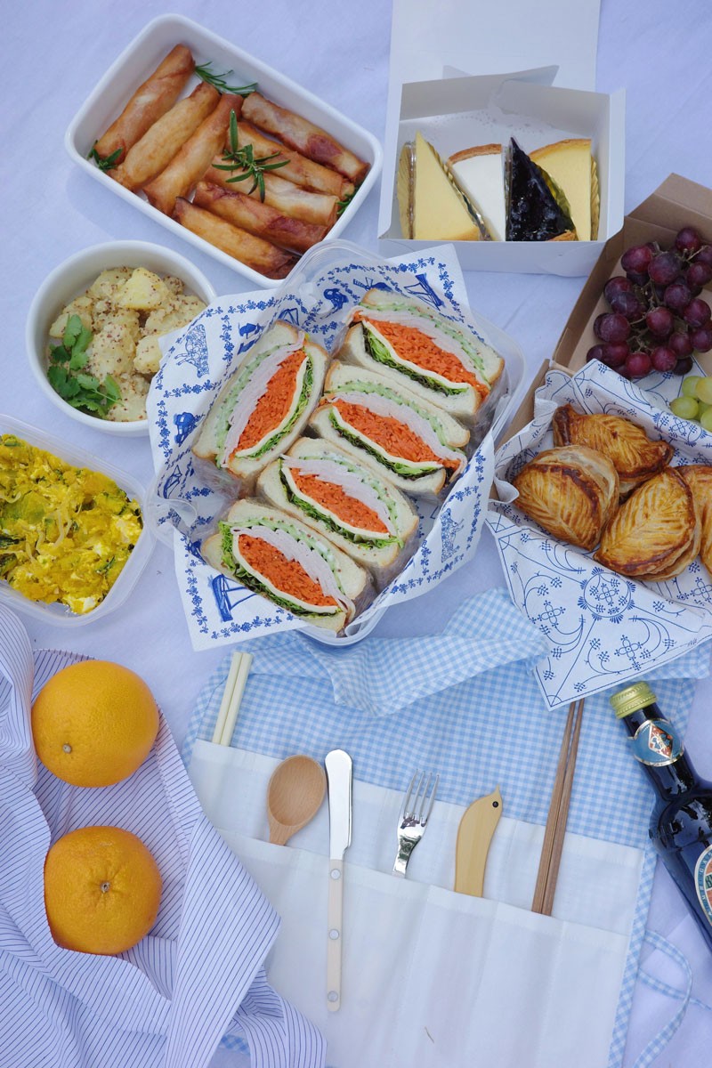 姉妹でつづる好日日記|olive|ピクニック|サンドイッチ|アップルパイ|ショソン・オ・ポム