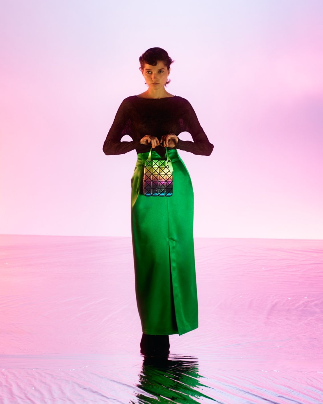 幻想的なカラーのミニトート - Slide:3