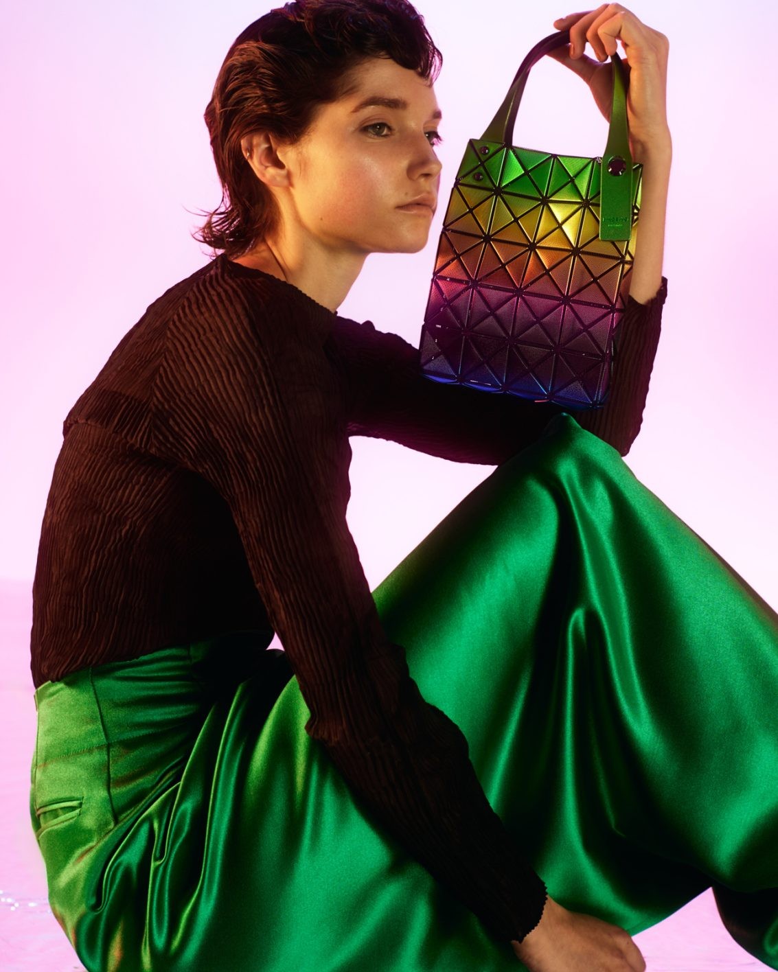 幻想的なカラーのミニトート - Slide:2