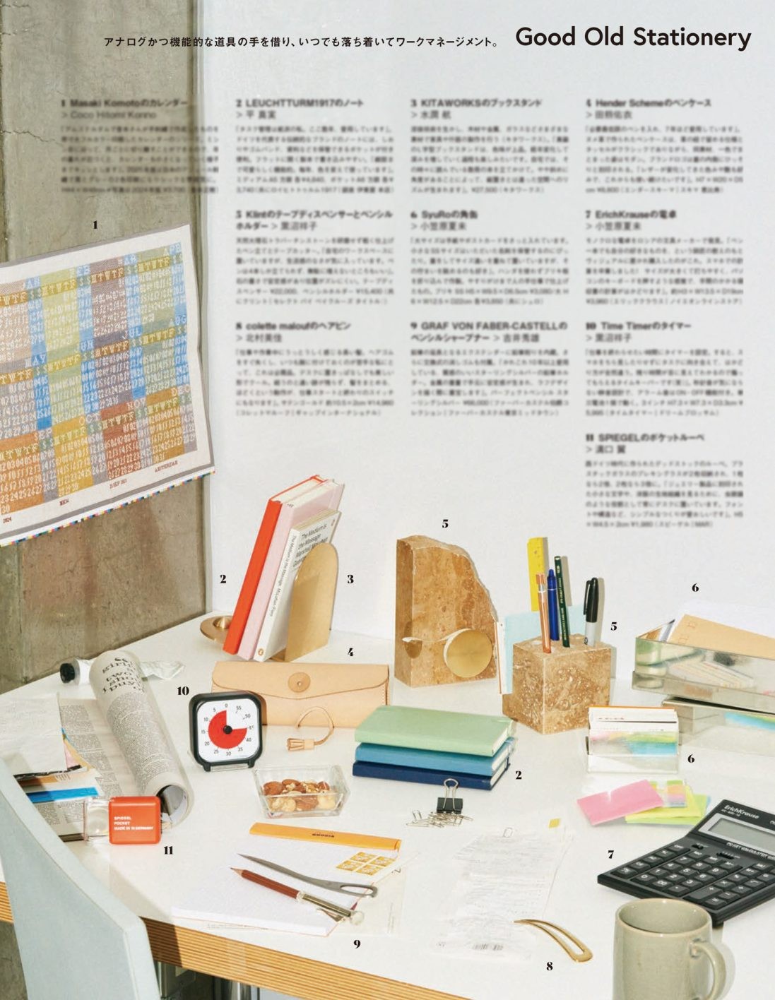 ハイセンスな86人の愛用品を大調査！GINZA 1月号「暮らしを彩る日用品」 - Slide:2