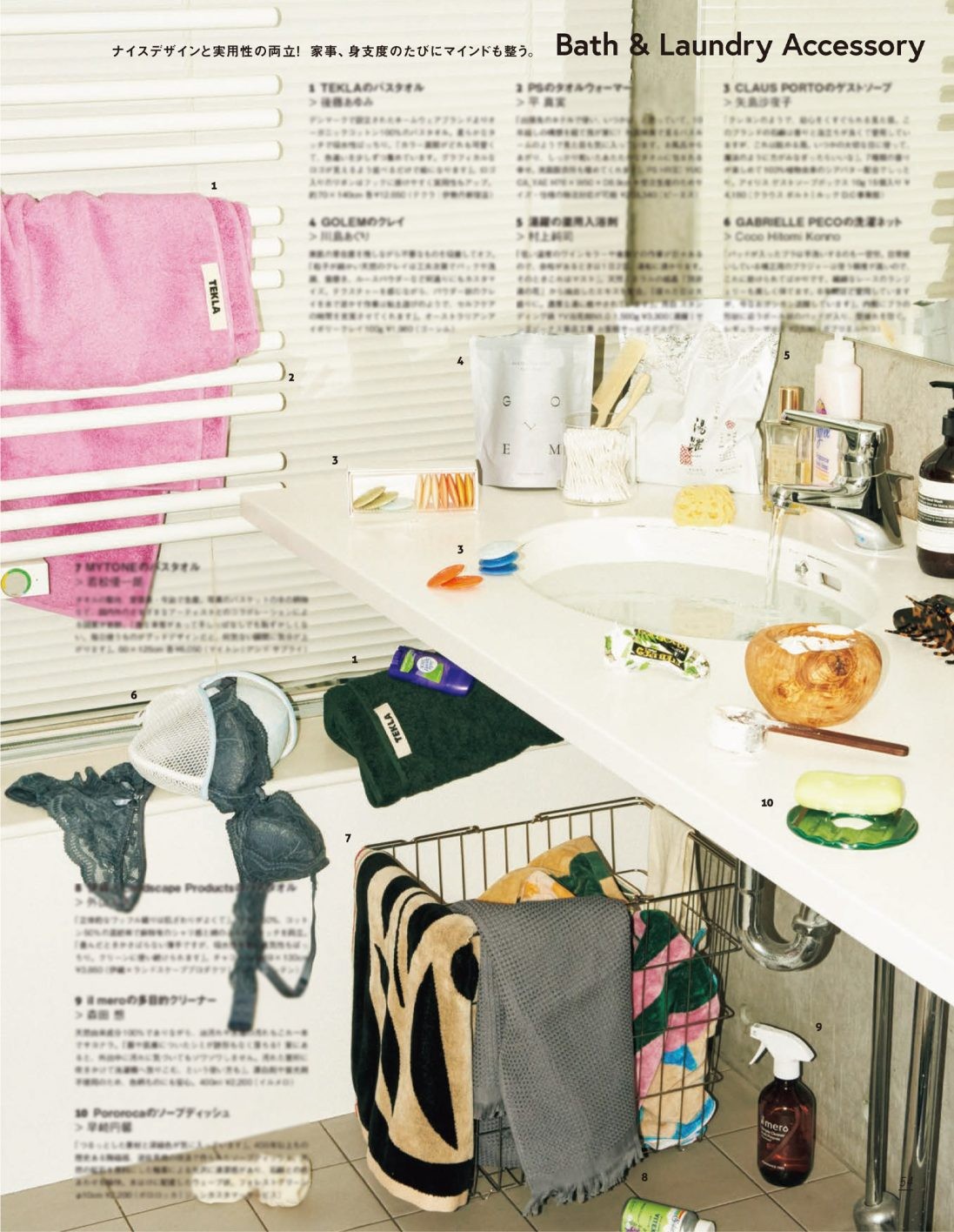 ハイセンスな86人の愛用品を大調査！GINZA 1月号「暮らしを彩る日用品」 - Slide:3