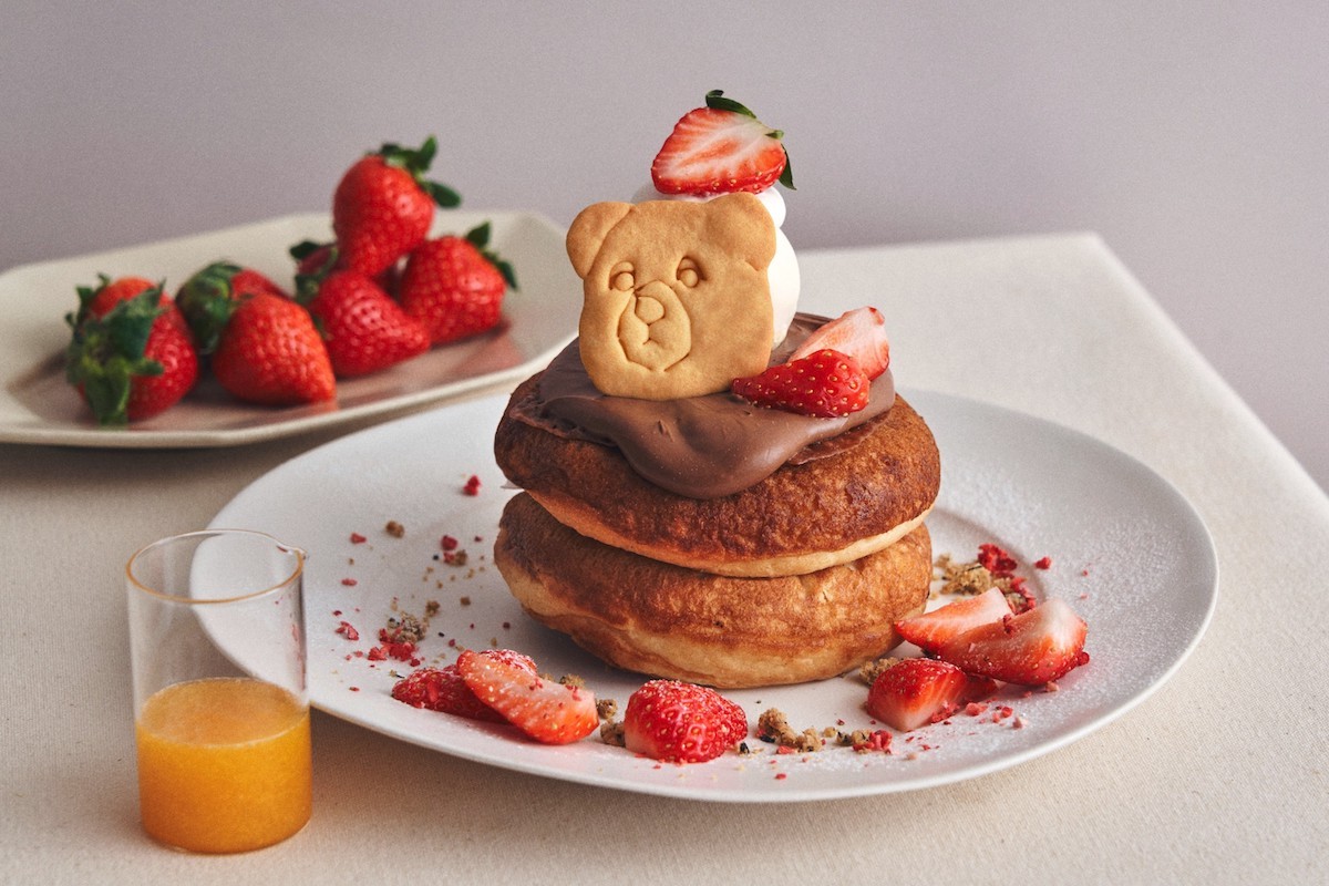 カフェ&ブックス ビブリオテーク バレンタイン パンケーキ - Slide:1