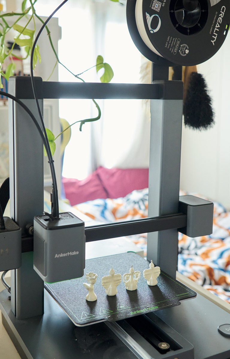 アトリエと住まいを兼ねて自然体で創作できる暮らし。アーティスト・YUUKIのお部屋 - Slide:5