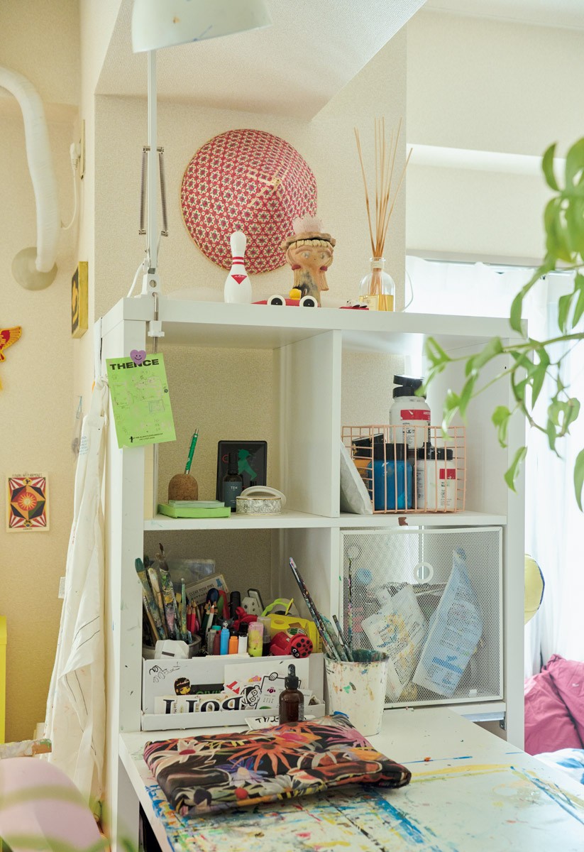 アトリエと住まいを兼ねて自然体で創作できる暮らし。アーティスト・YUUKIのお部屋 - Slide:7