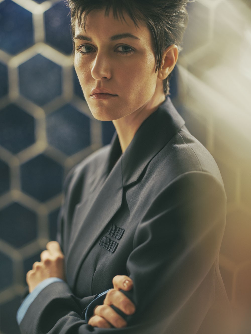 銀座を駆けるジャケット