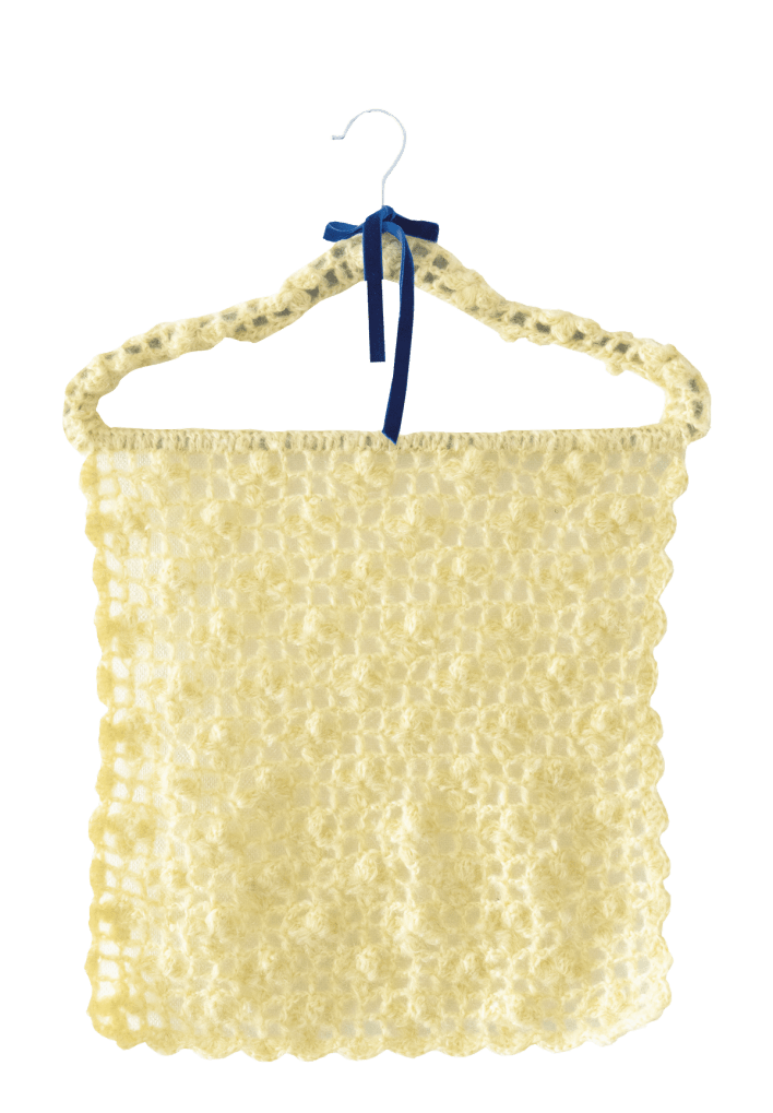 編んで、つって、引っ掛けて！