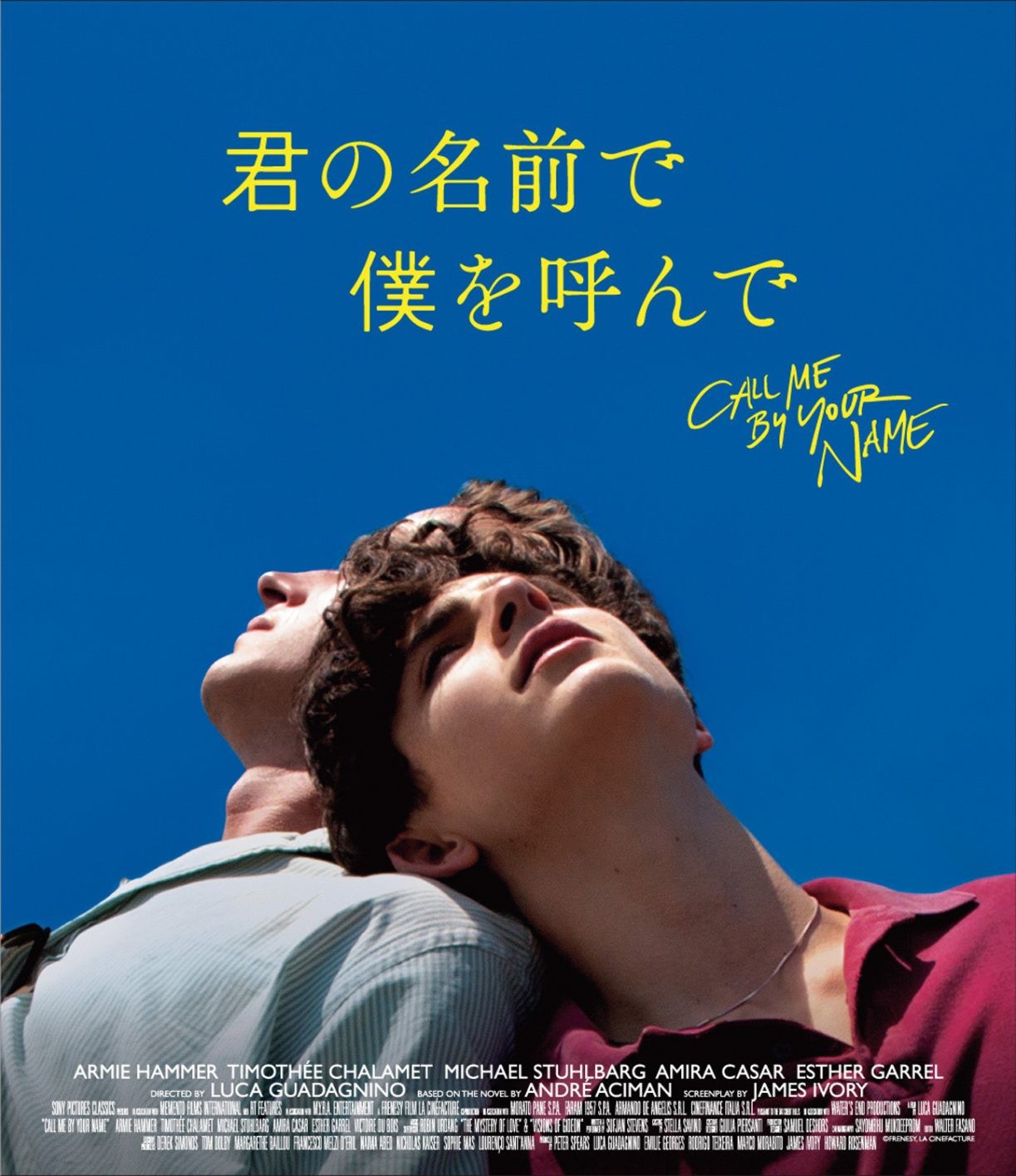 『君の名前で僕を呼んで』ポスター - Slide:2