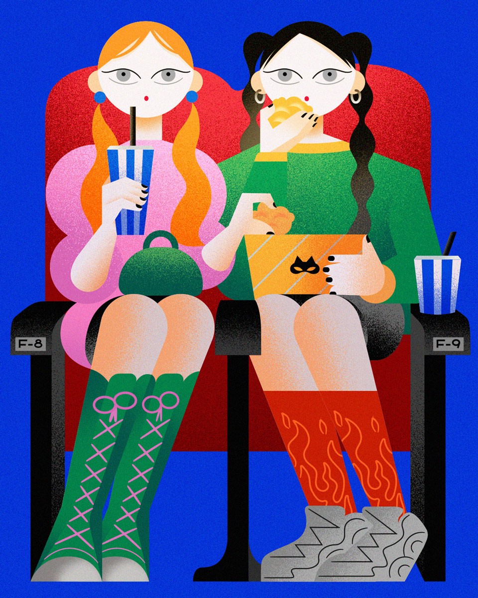 劇団雌猫の“幕間におしゃべり”｜イラスト