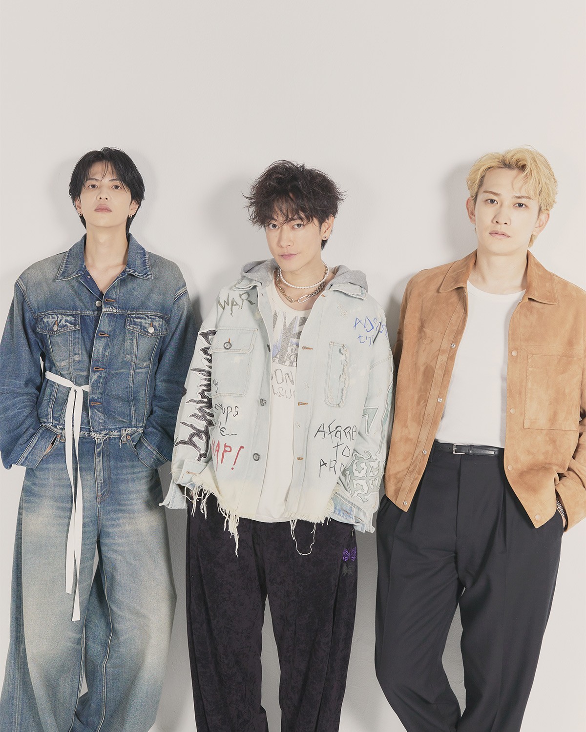 左から 志尊淳、佐藤健、町田啓太