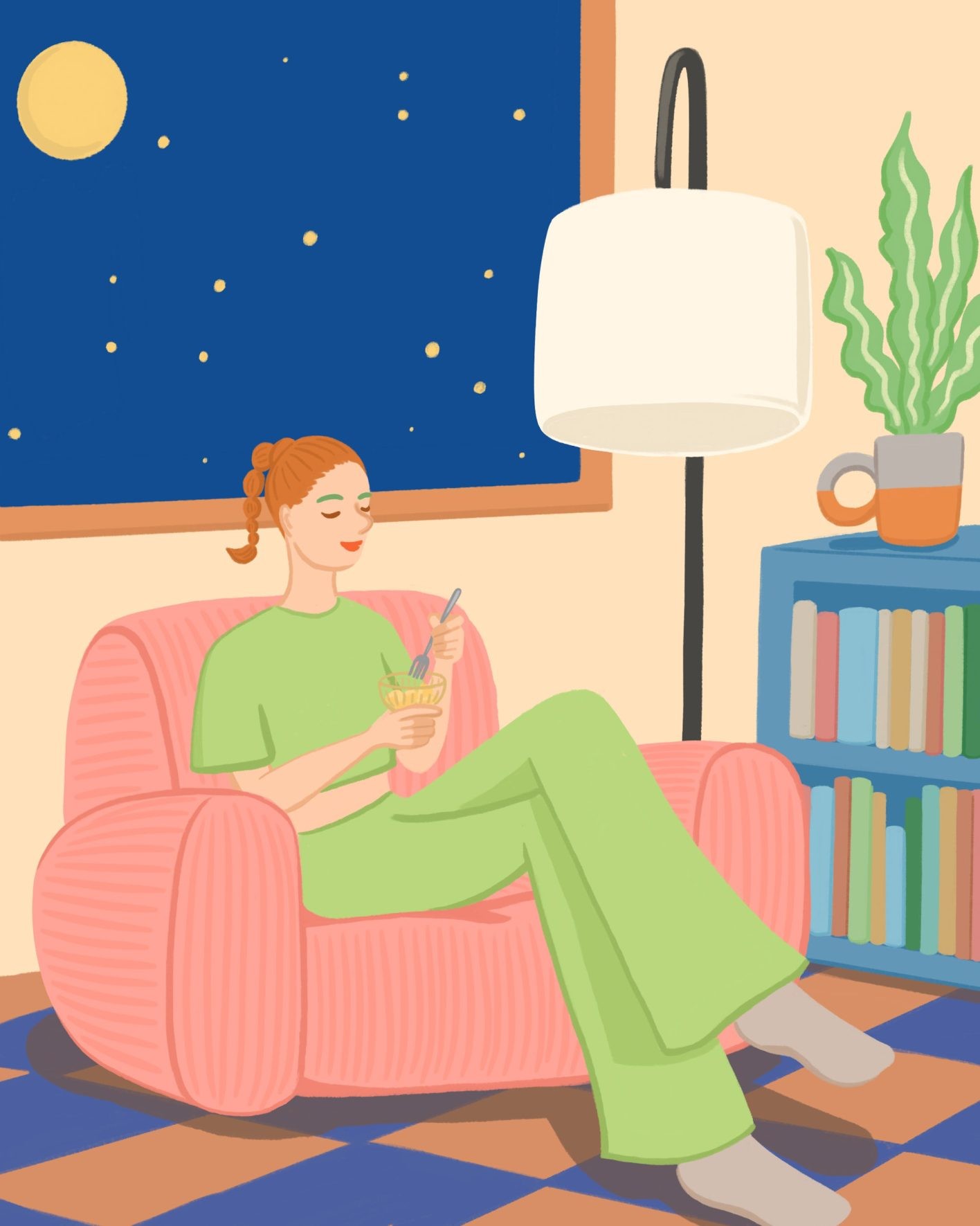 シュワッときらめく「梨とローズマリーのソーダ漬け」