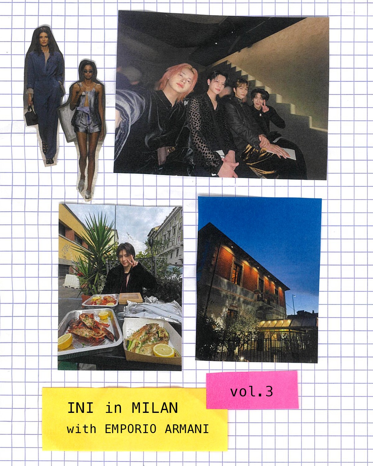 【INIのミラノダイアリー】エンポリオ アルマーニと過ごす1日 vol.3