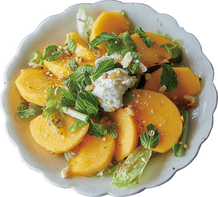 yatonoの柿と生ハムのサラダ - Slide:4