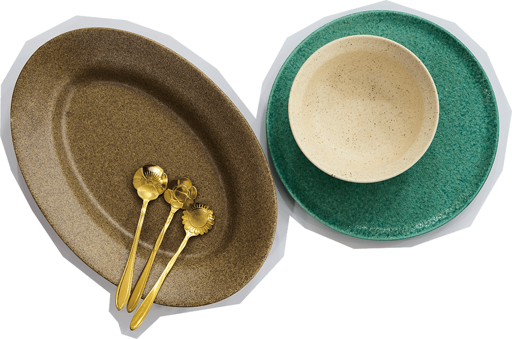 ヒョンデキムル&amp;パクグルの食器 - Slide:1