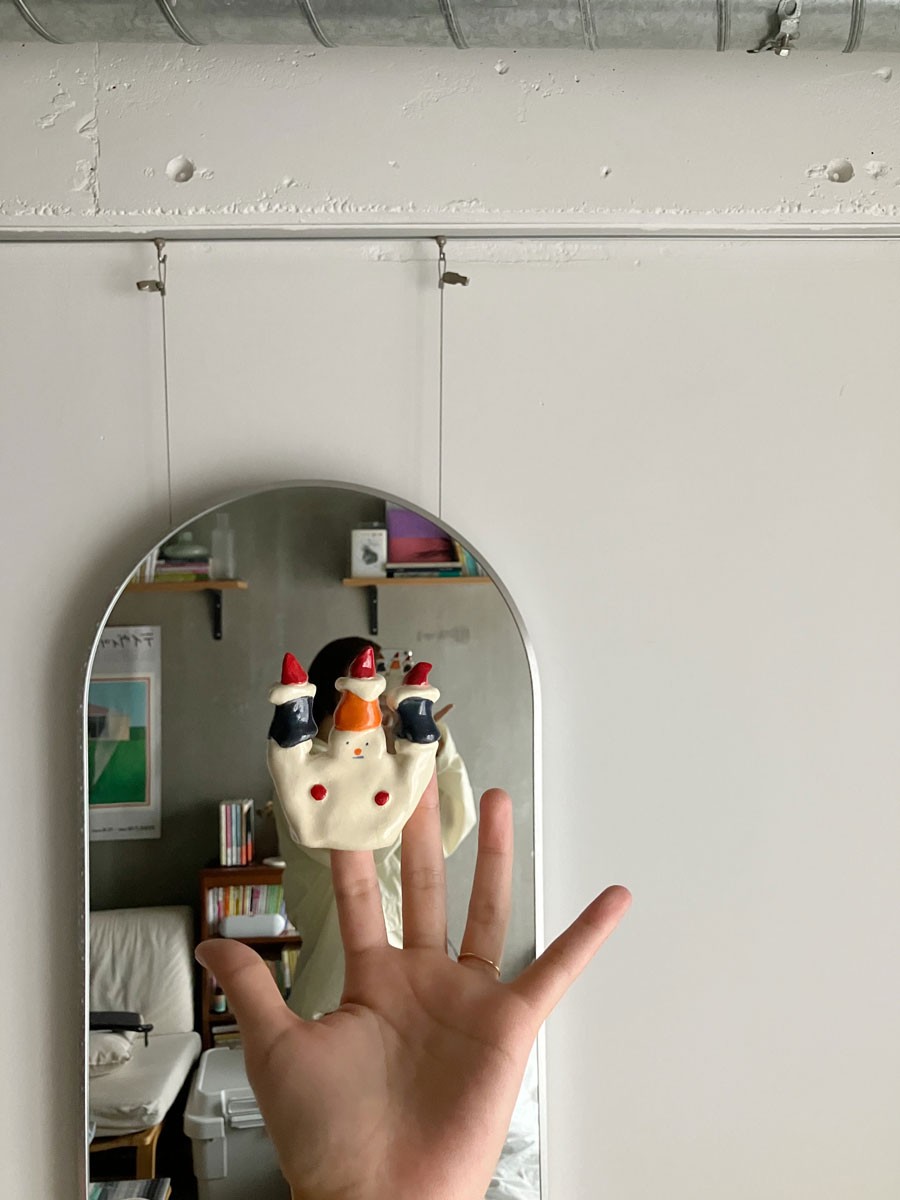 小原晩｜エッセイ「生活態度」｜クリスマスの置物