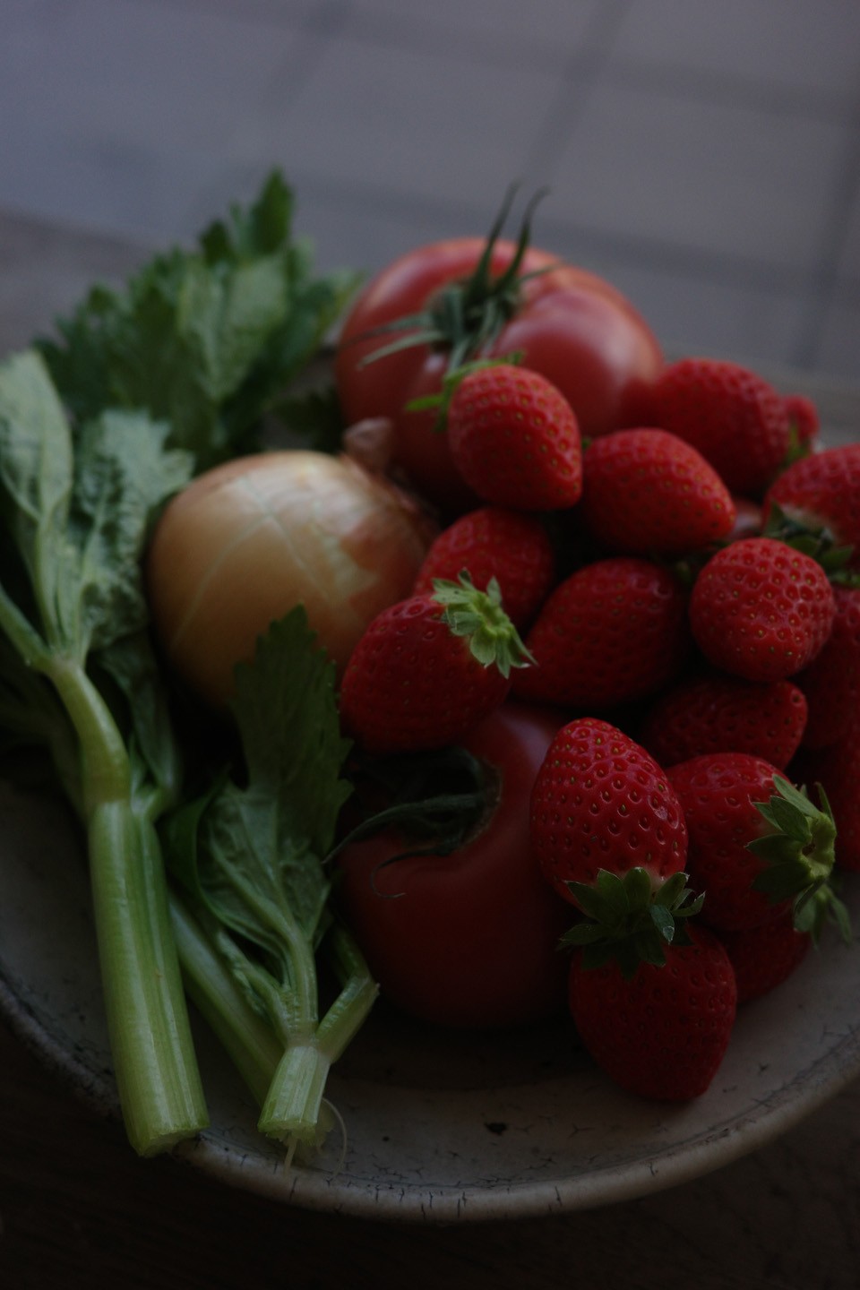 いちごのガスパチョ