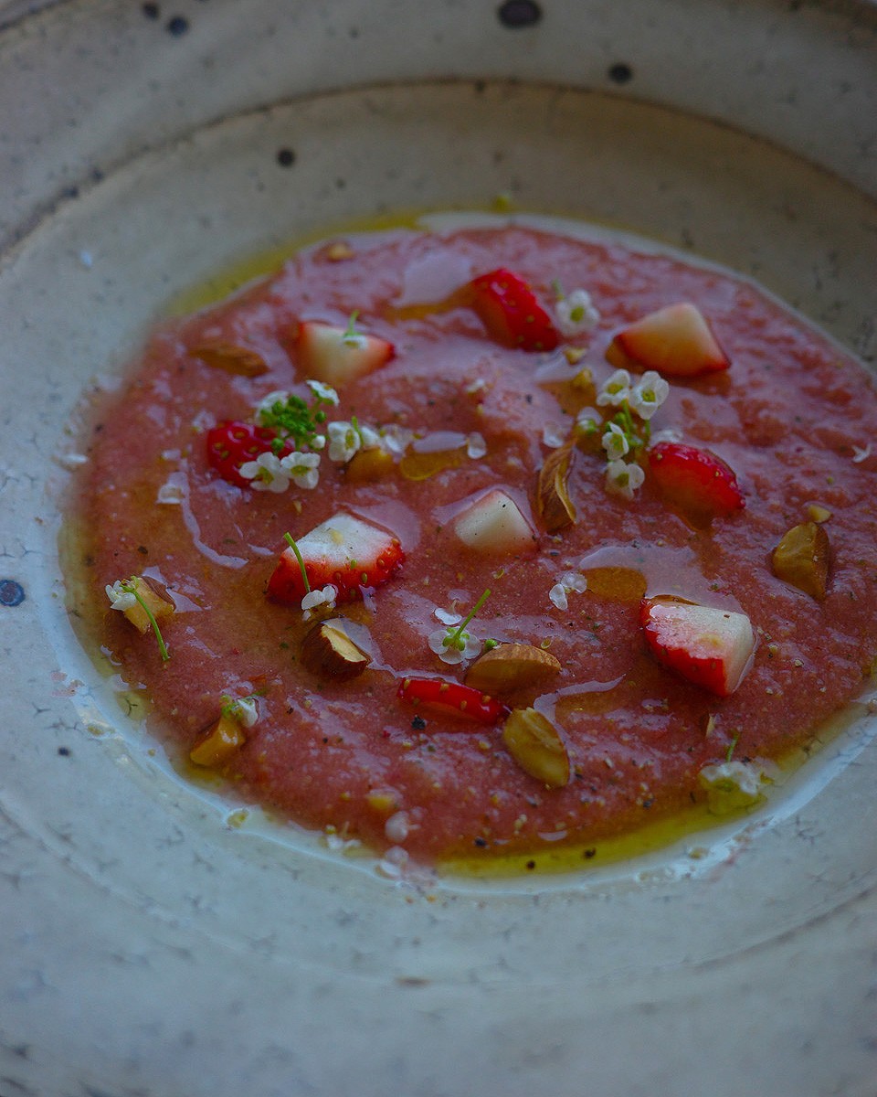 いちごのガスパチョ