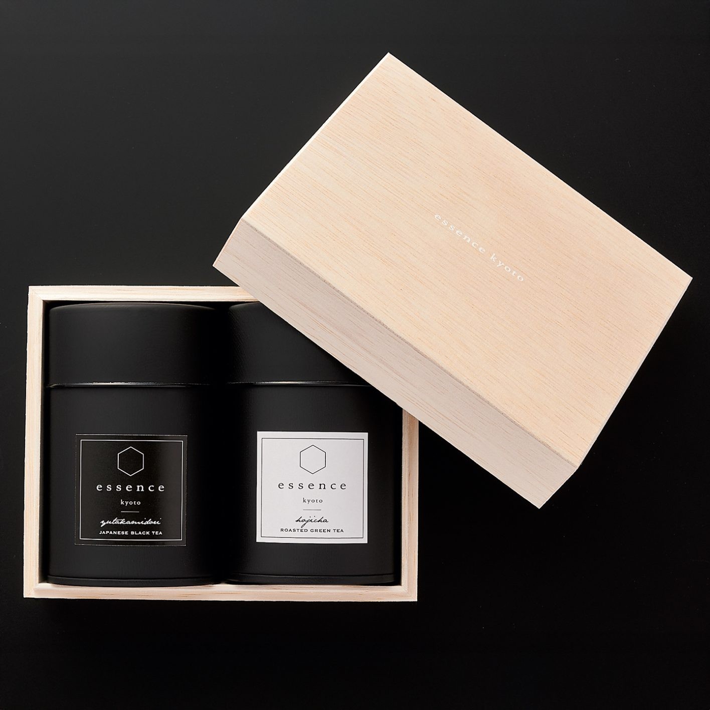 essence kyotoのほうじ茶と紅茶セット - Slide:1