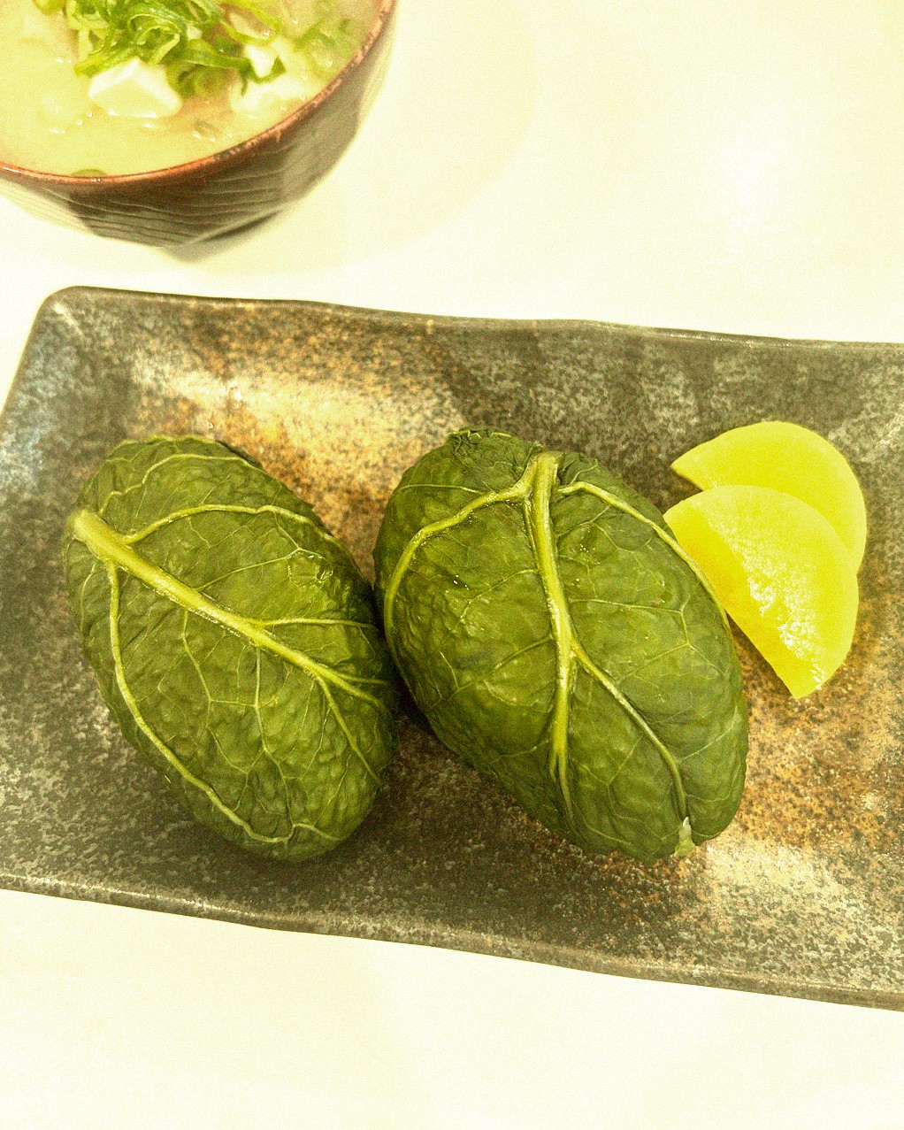 めはりのこんこ添え