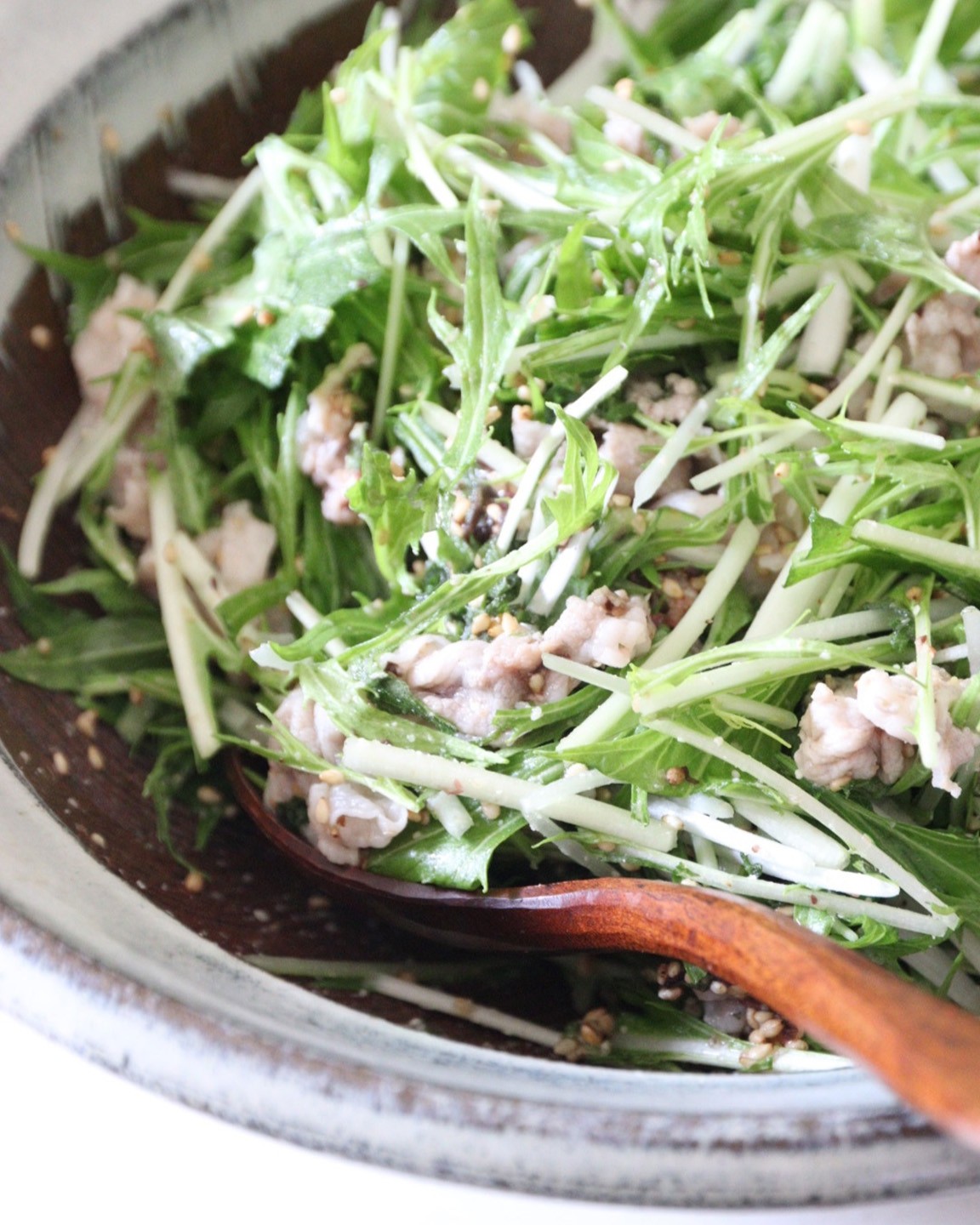 梅ごま豚しゃぶサラダ