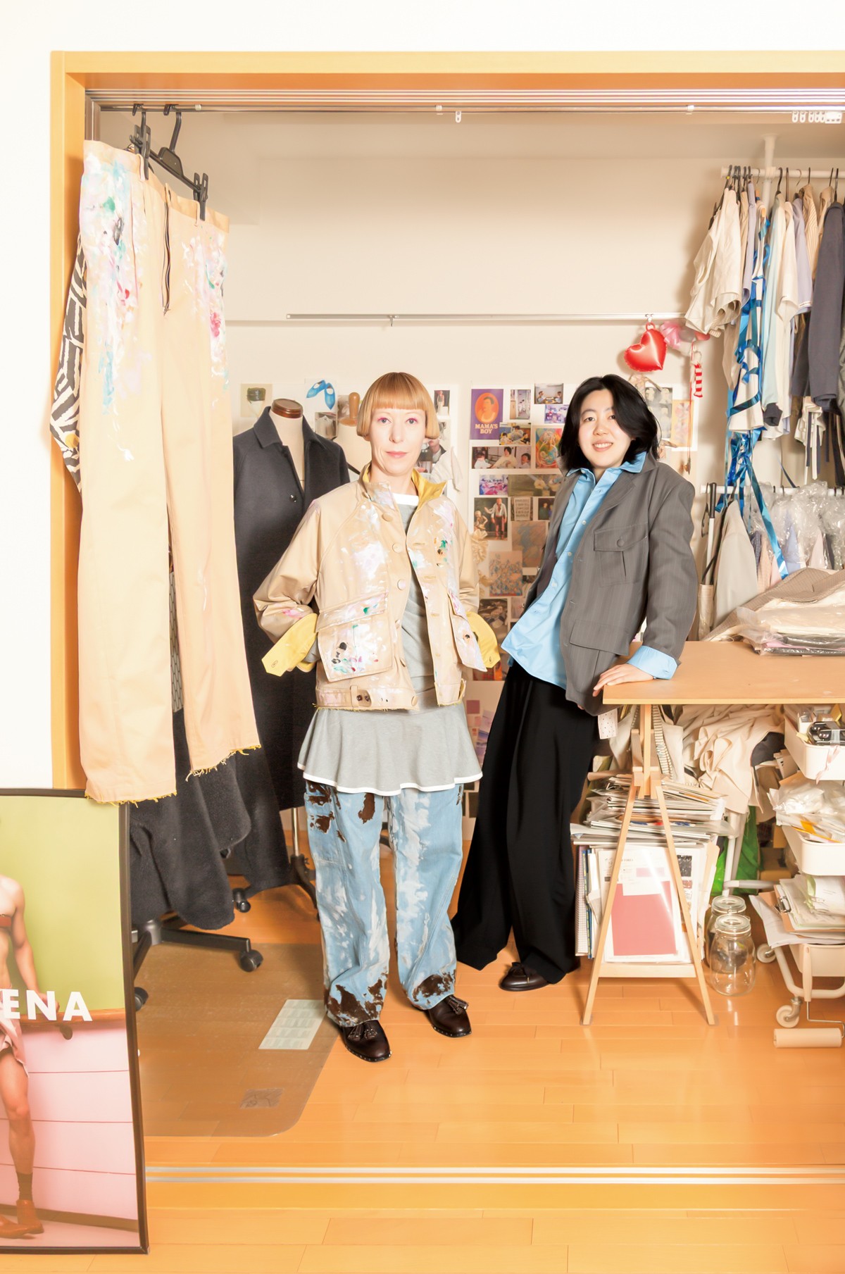 〈HOMMENA〉 meets 田村奈々（デザイナー） エロディ・ビュレット（ファッションデザイナー、イラストレーター）