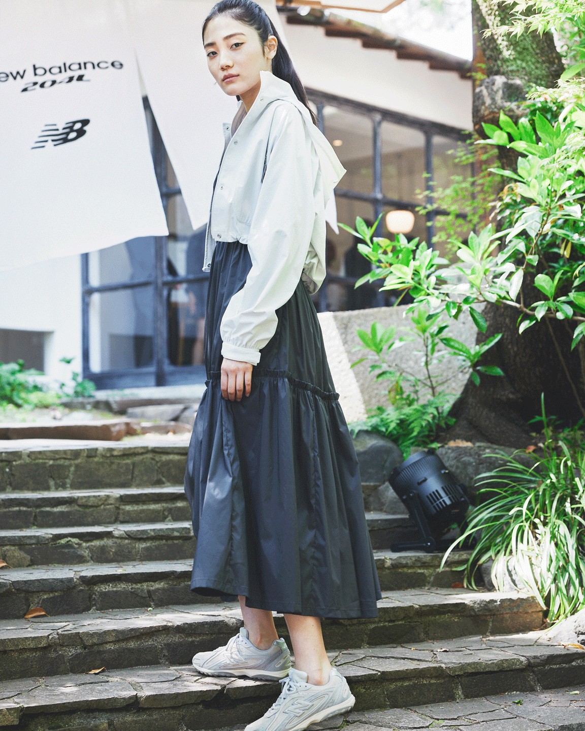 モデルのNIKOが〈ニューバランス〉の〈204L - Urban Essential Choice〉イベントへ