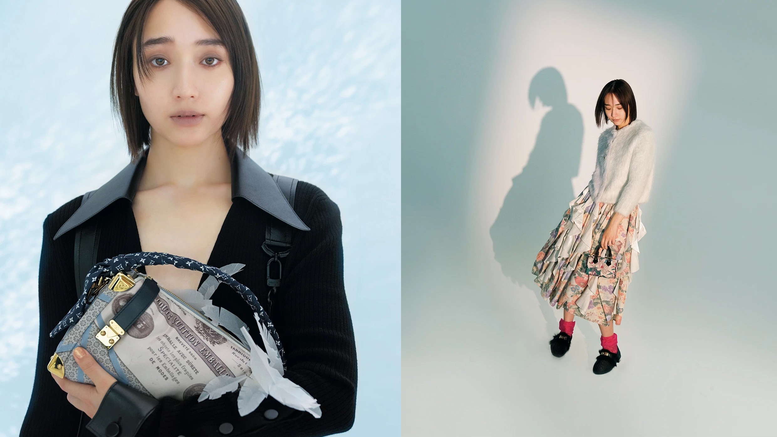 〈ルイ・ヴィトン〉白本彩奈、羽ばたくワードローブ