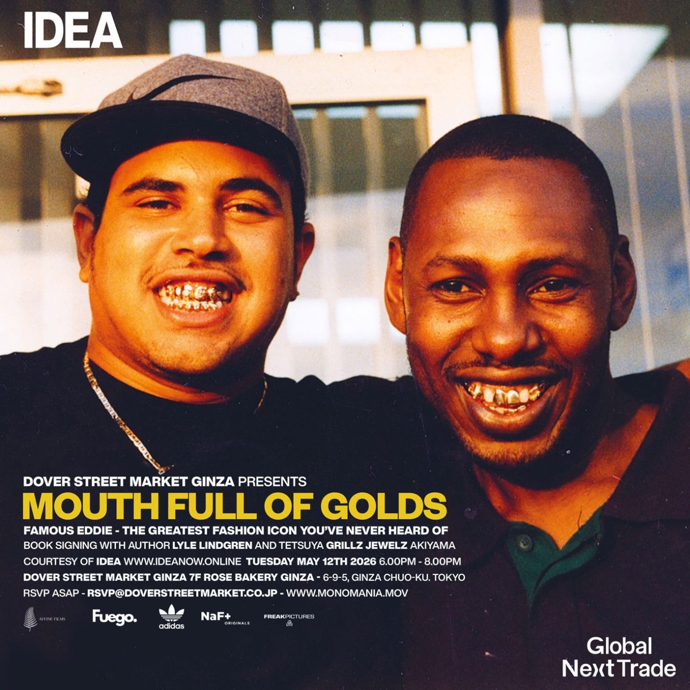 『MOUTH FULL OF GOLDS』フライヤー