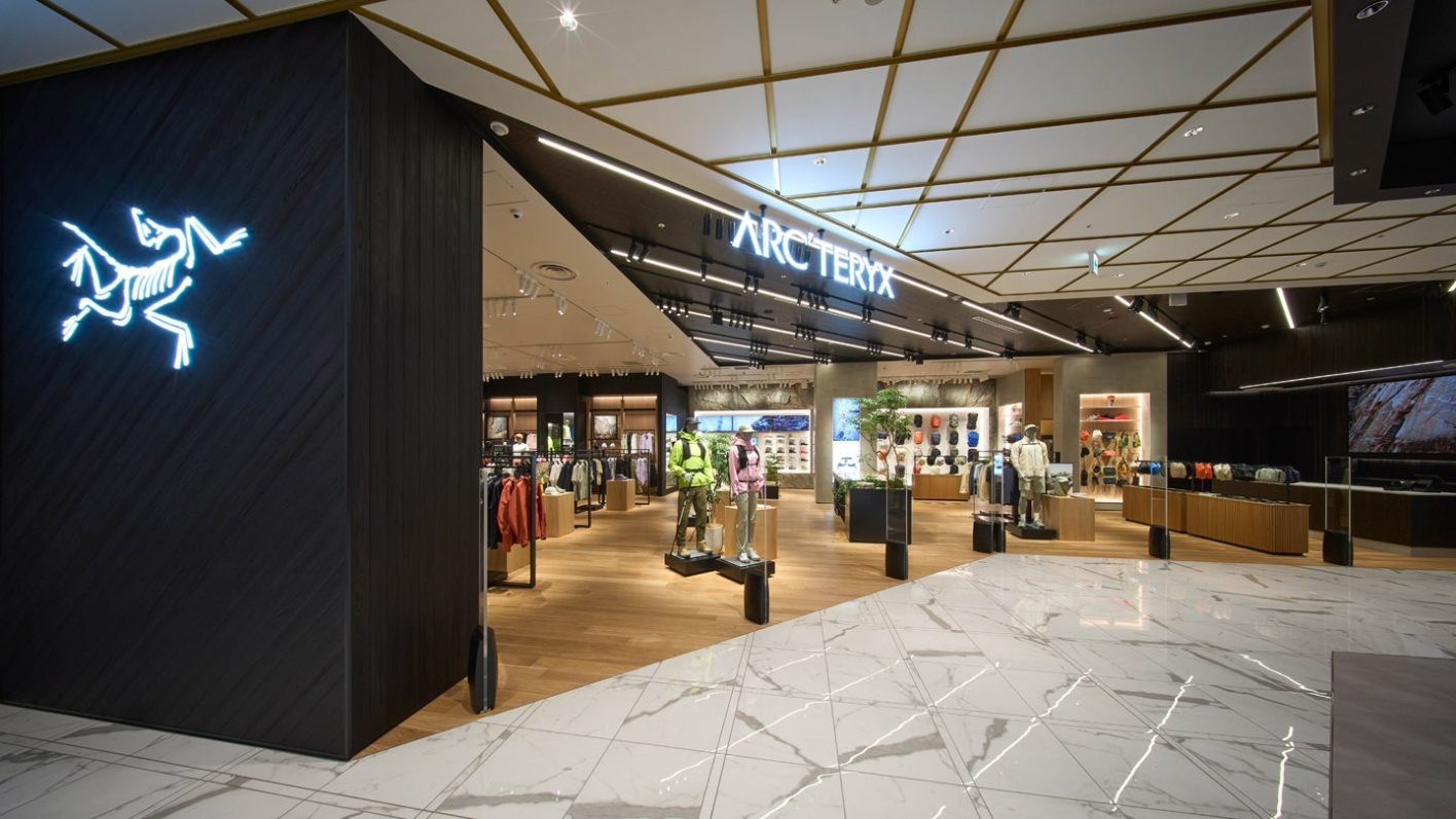 名古屋・栄の新商業施設「HAERA（ハエラ）」に移転した「アークテリクス 名古屋ブランドストア」店舗画像1