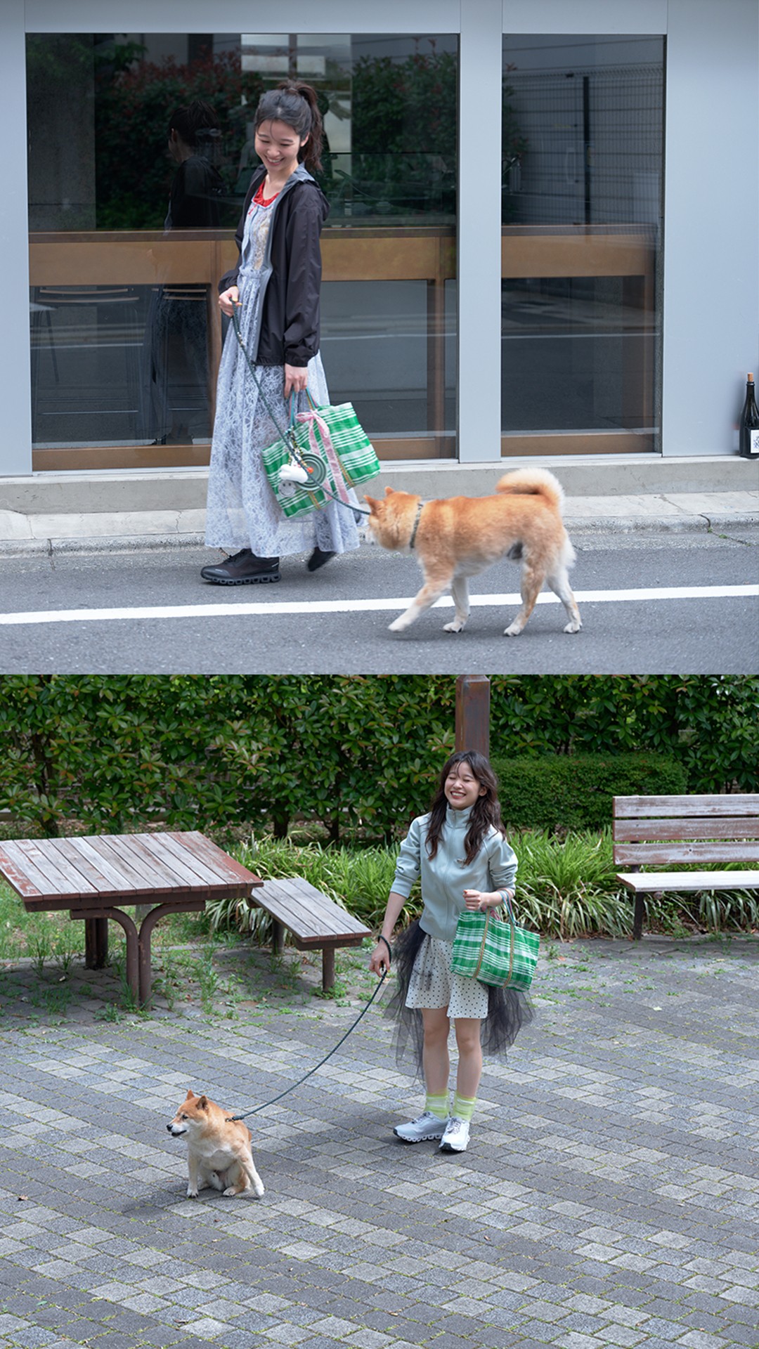 森田想と〈オン〉の梅雨さんぽ。三太と、相棒ジャケットと
