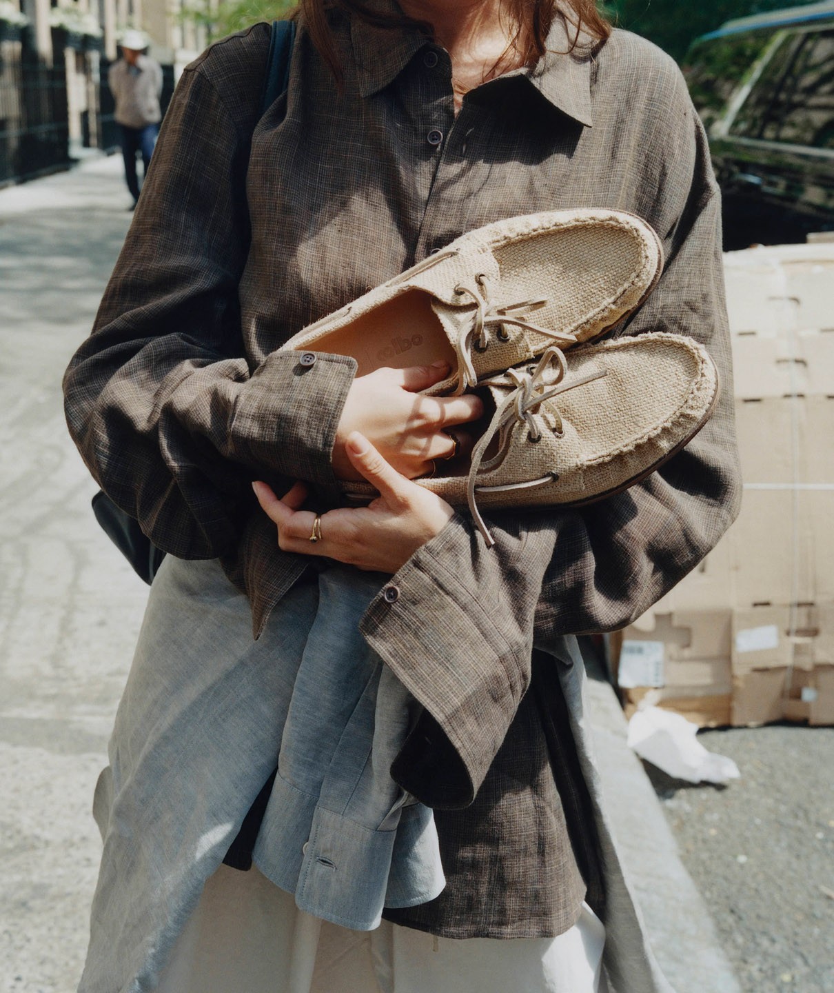 〈SPERRY〉×〈Colbo〉天然素材のボートシューズ