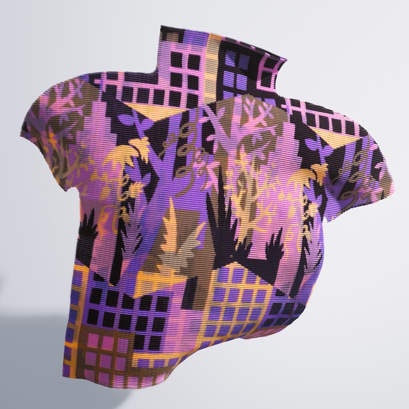 都市の風景を閉じ込めた〈me ISSEY MIYAKE〉の新作トップス