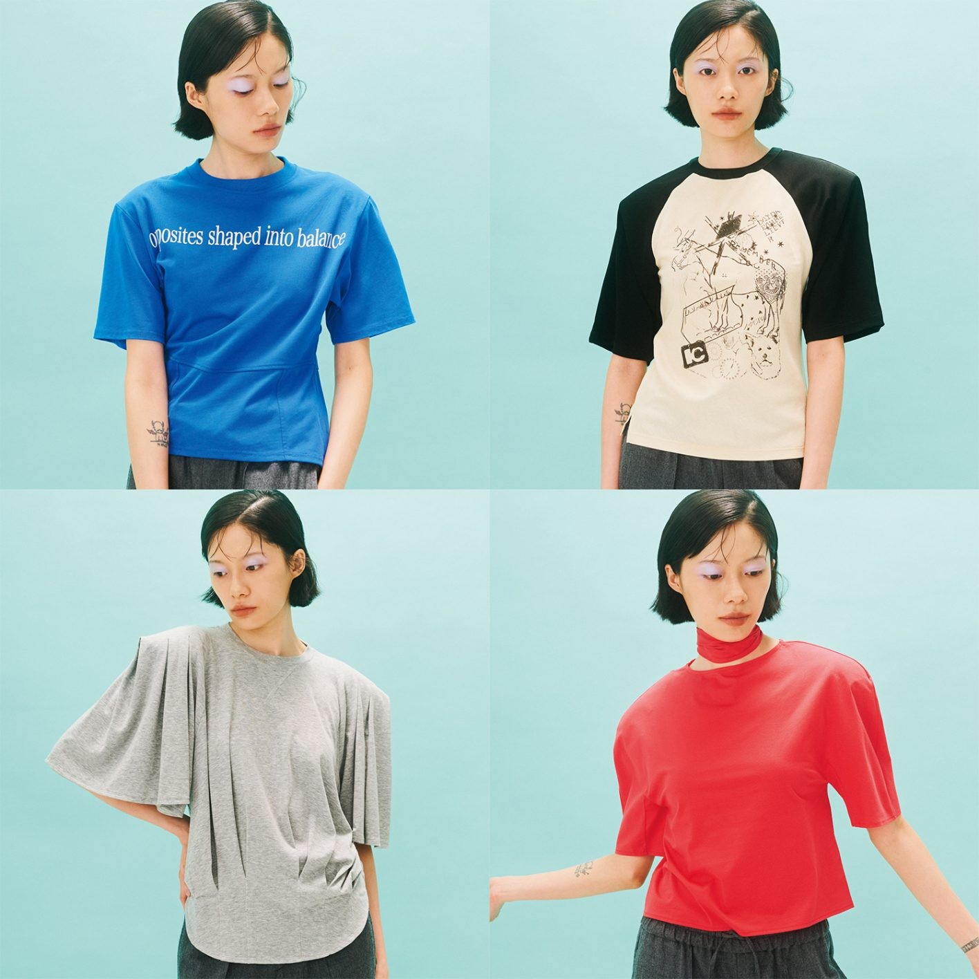 夏のTシャツ大図鑑！肩パッド入りTシャツ