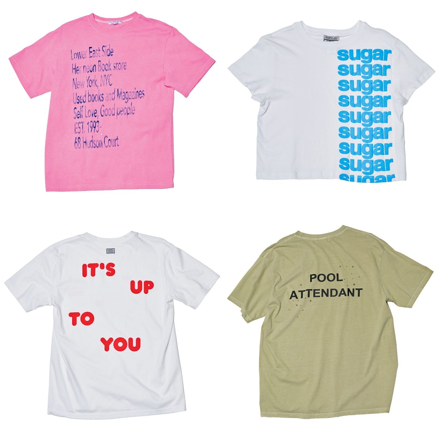 夏のTシャツ大図鑑！味わい深く、デザインに溶け込む文字