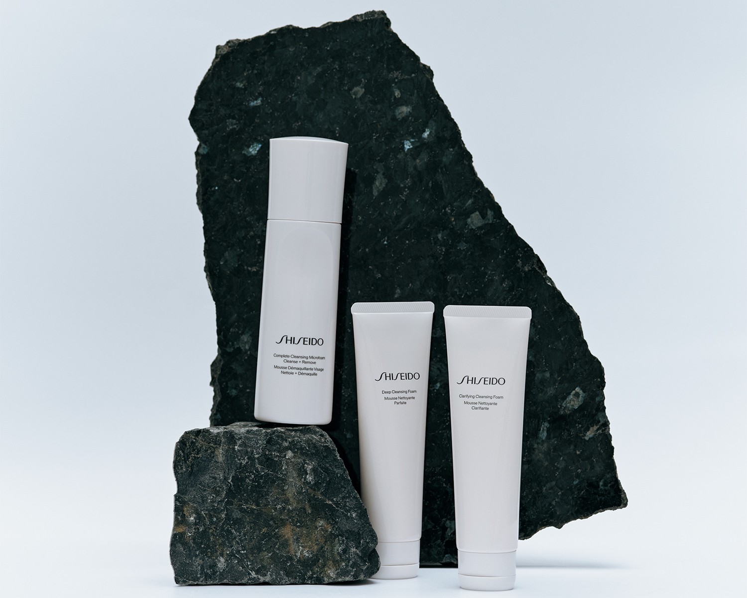 〈SHISEIDO〉もっちりとした洗い上がりで洗顔後の化粧水もぐんぐん入る、3種の洗顔料
