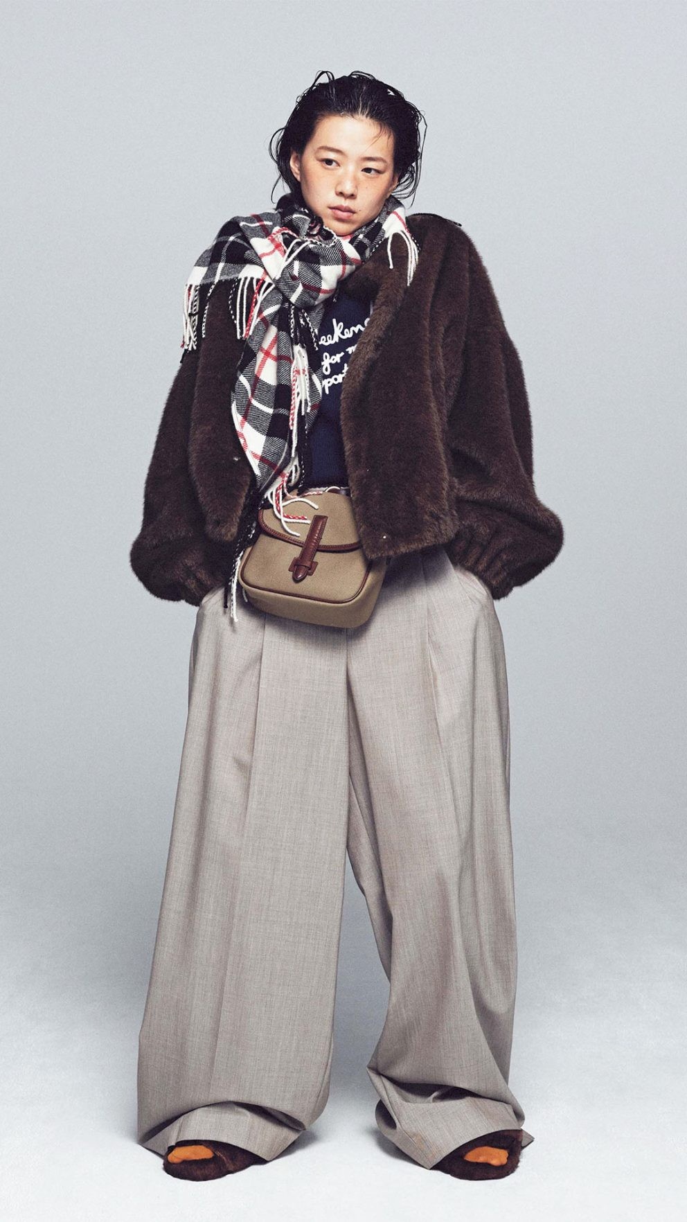〈Weekend Max Mara〉片山友希と自由なレイヤード
