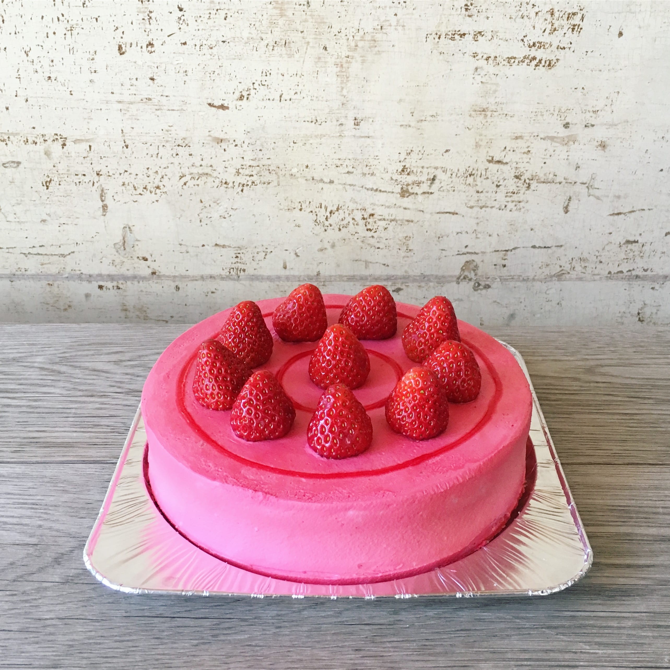 LOTUSのオリジナルオーダーのショートケーキ