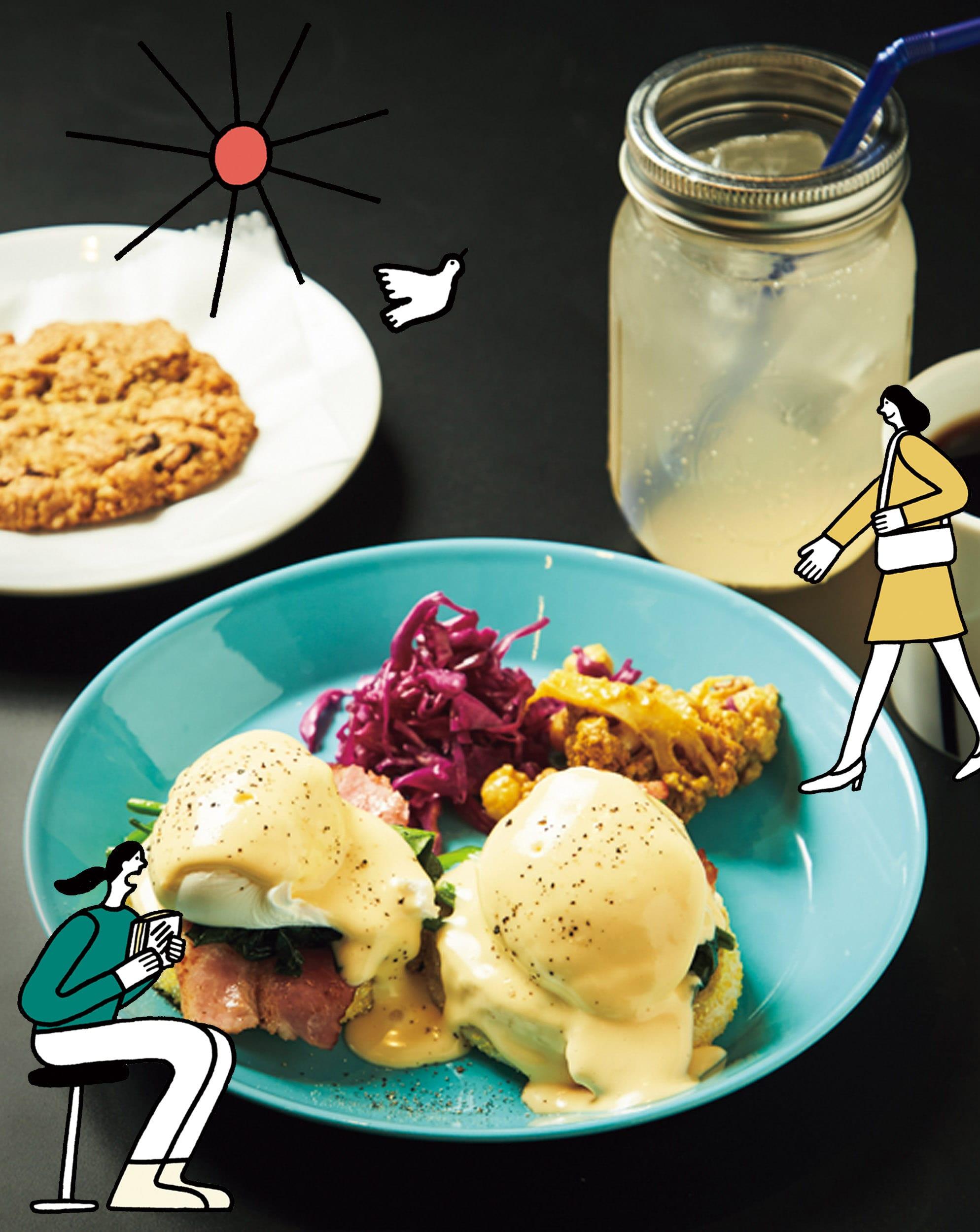 ザシティベーカリー 東急プラザ銀座店 エッグベネディクト 朝ごはん