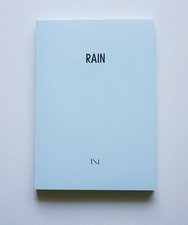 イラストレーター・Noritakeが製作、雨をモチーフとしたノート「RAIN」。雨のように、アイデアが降ってくるかな