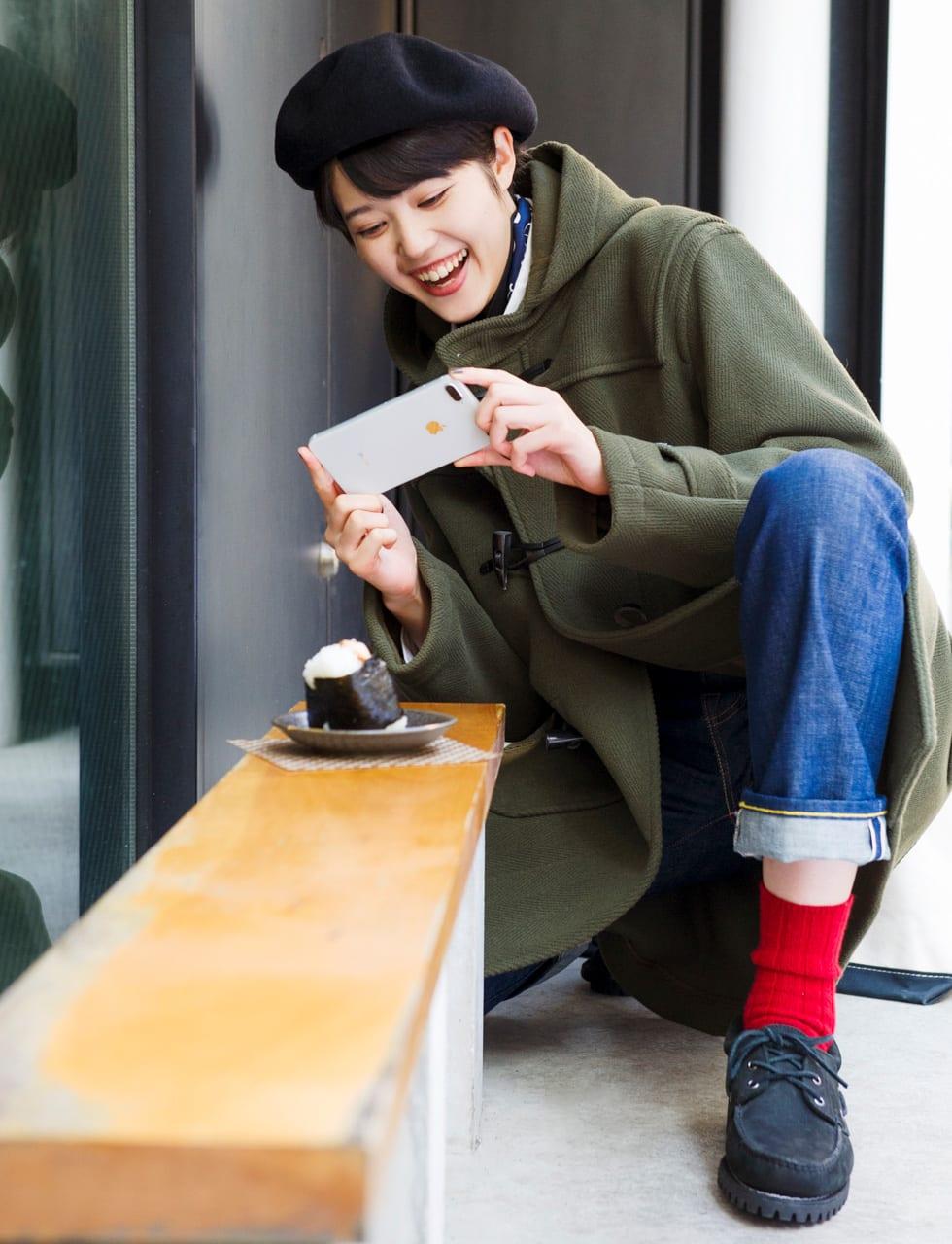 GINZA女子の1ヶ月着まわし:11/30「超高級おにぎり来日???グルメ取材が大好きです」