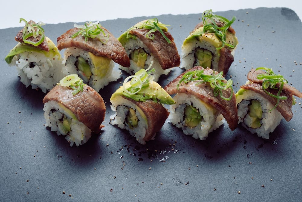 和牛のカリフォルニアロール