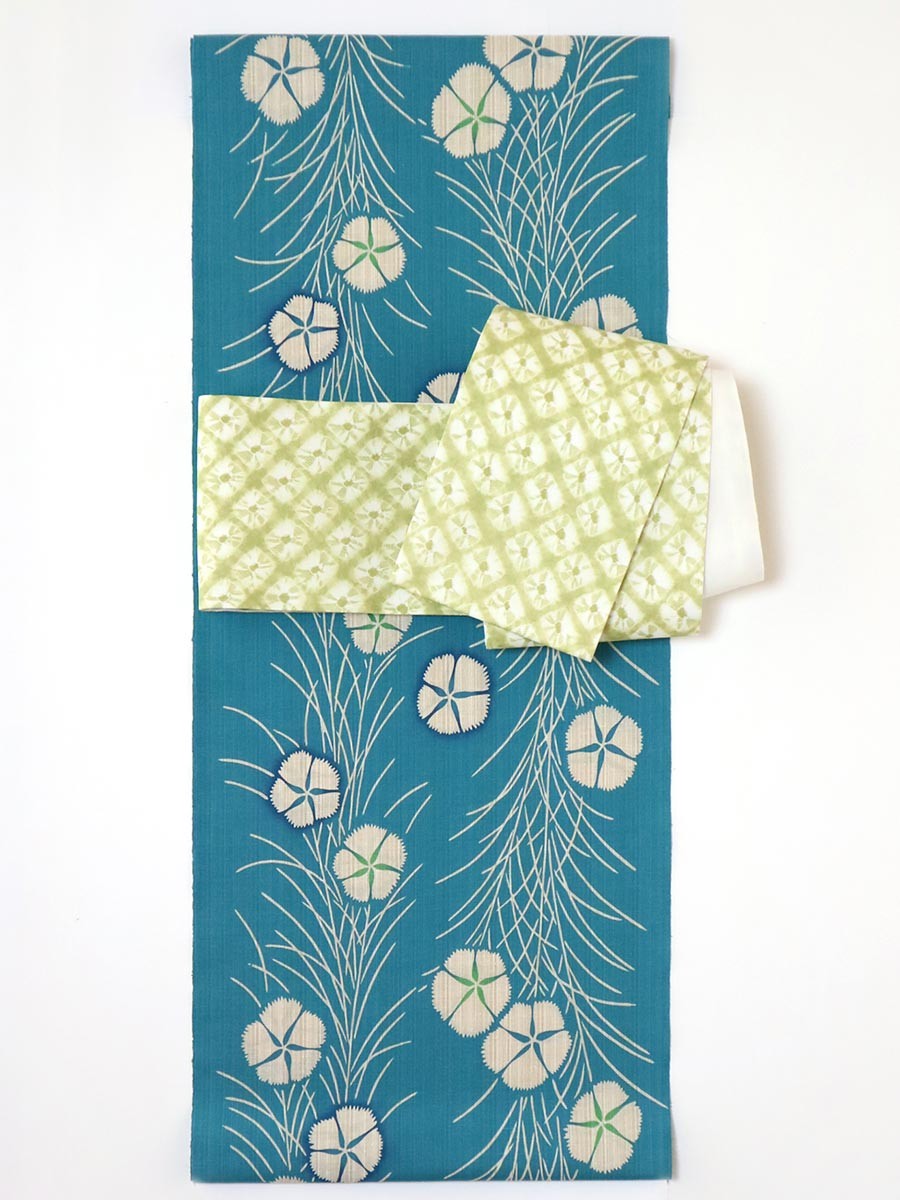 なでしこ模様の浴衣 - Slide:3