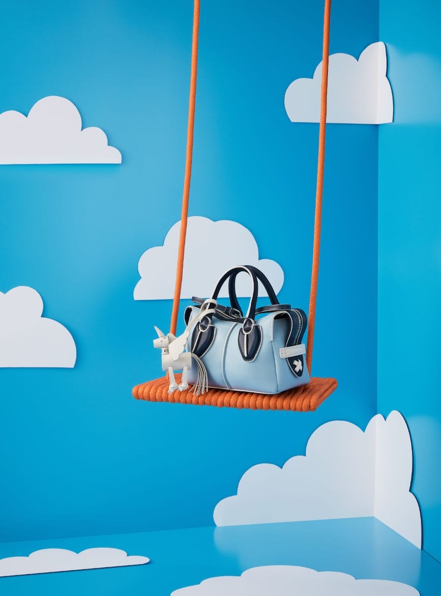 トッズ リミテッドエディション バッグ Dスタイリング ミスターバグス ユニコーン スカイブルー - Slide:2