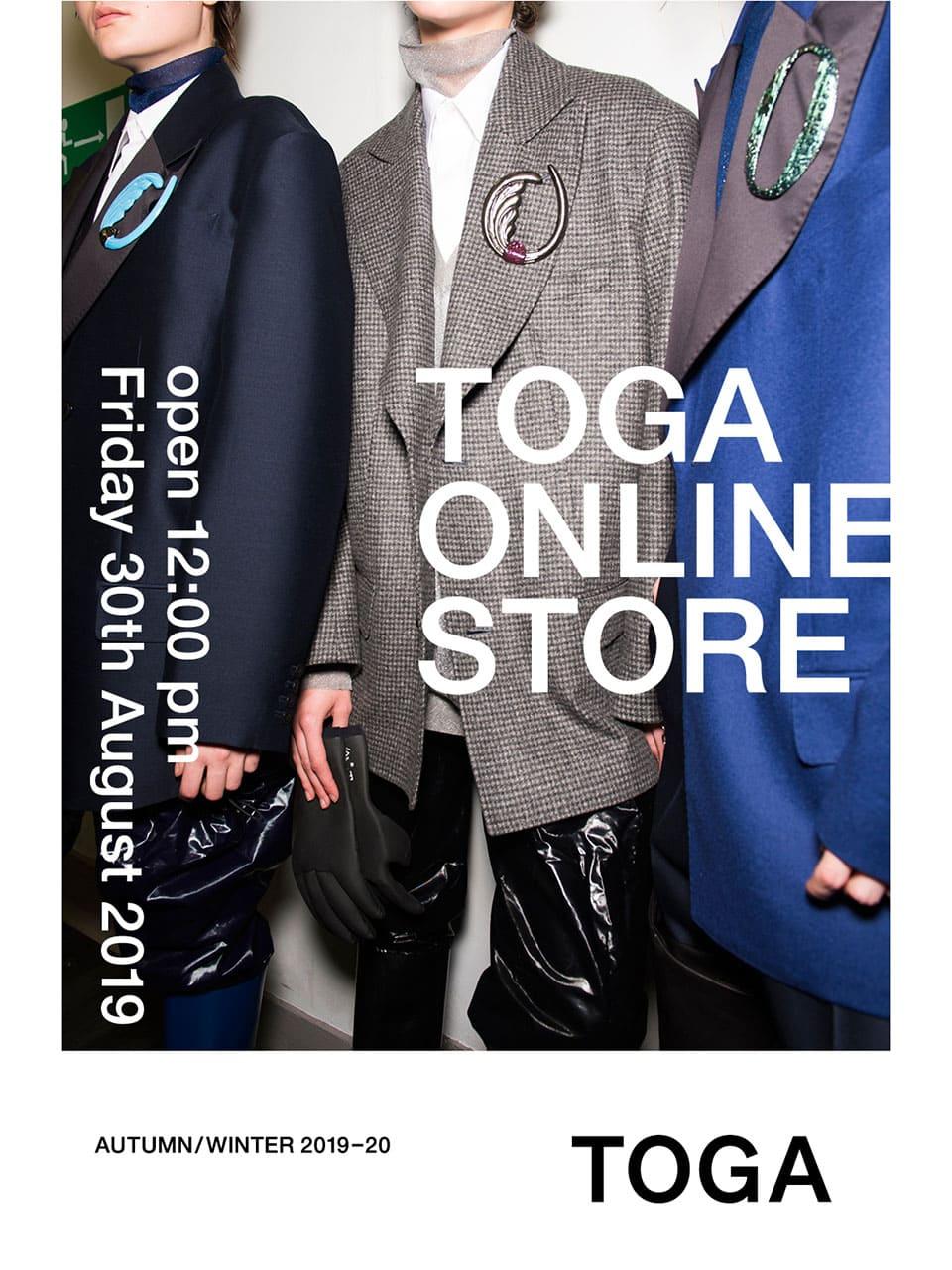 TOGAがオフィシャルオンラインストアをオープン。限定アイテムも登場！