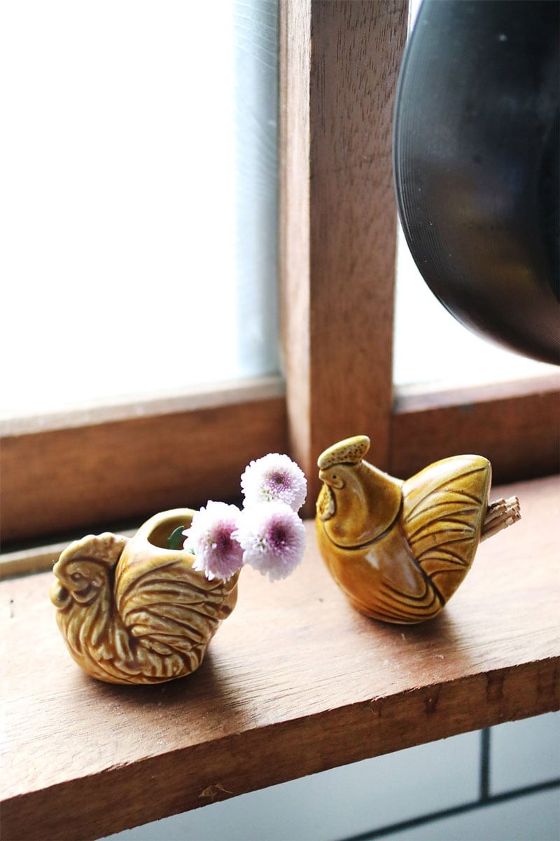 爪楊枝入れに生けた様子 - Slide:4