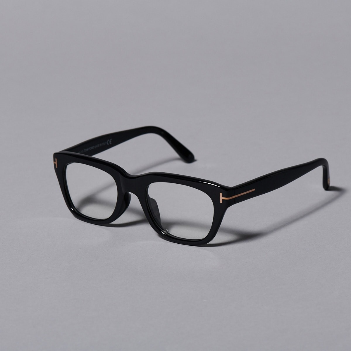 黒のスタンダード ファッション 黒ぶちメガネ - Slide:2