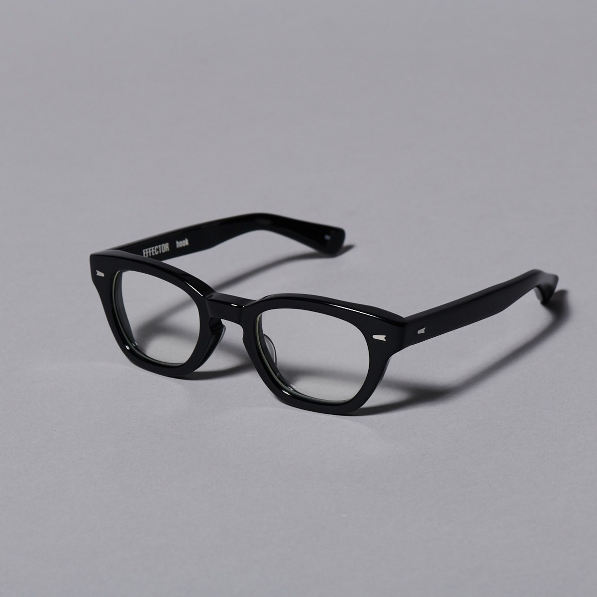 黒のスタンダード ファッション 黒ぶちメガネ - Slide:3