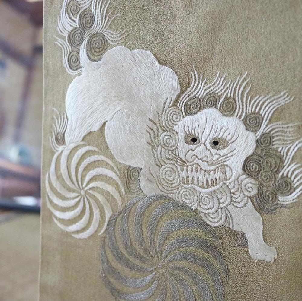 大川 枝里子 唐獅子